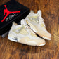 [PREOWNED SIZE 9 MENS] OFF WHITE JORDAN 4