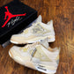 [PREOWNED SIZE 9 MENS] OFF WHITE JORDAN 4