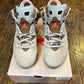 [PREOWNED SIZE 8.5] BRITISH KHAKI TRAVIS SCOTT JORDAN 6