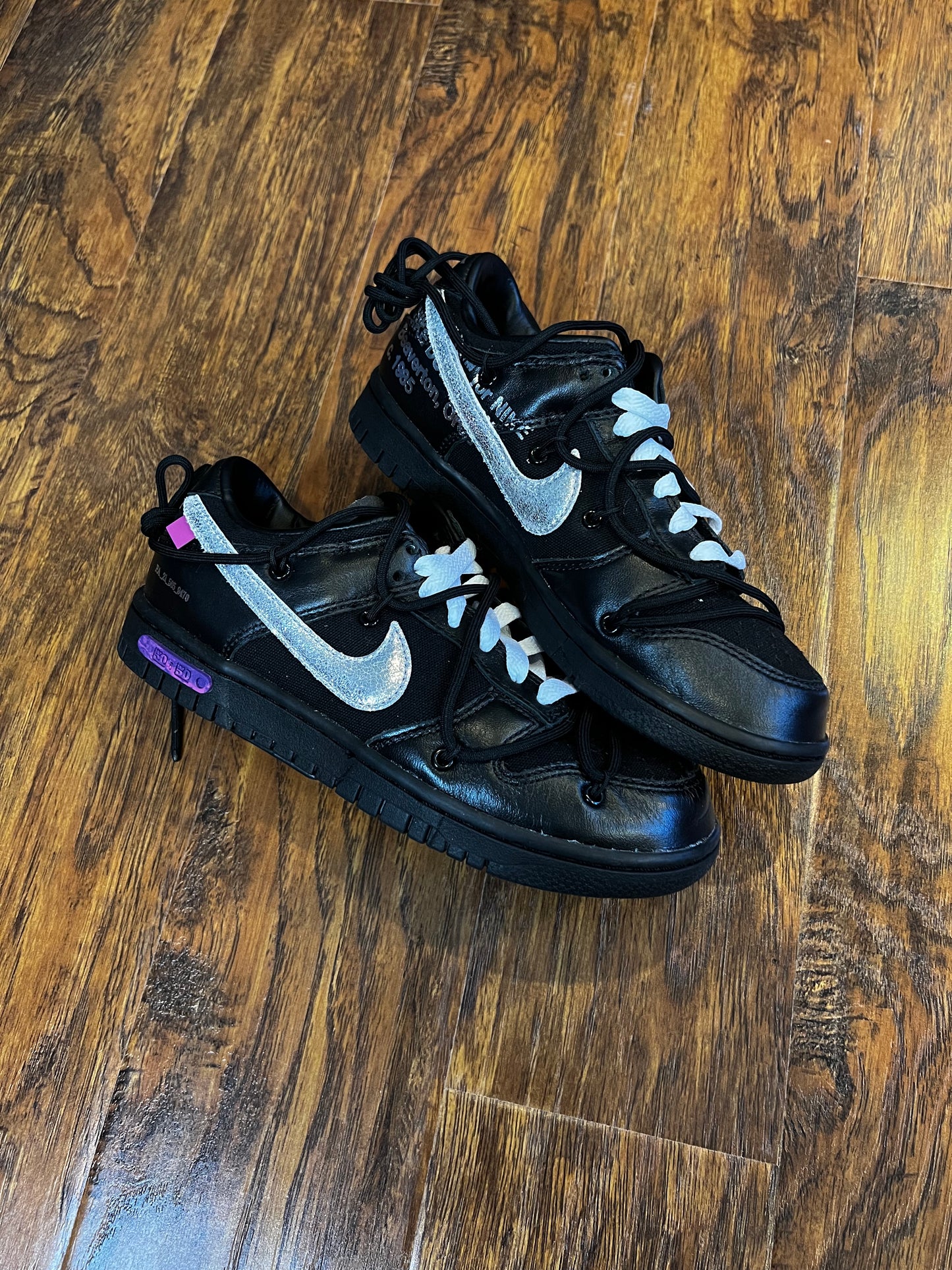 [PREOWNED SIZE 5] OFF WHITE LOT 50 DUNK