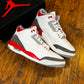 [PREOWNED SIZE 12] FIRE RED JORDAN 3