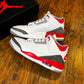 [PREOWNED SIZE 12] FIRE RED JORDAN 3