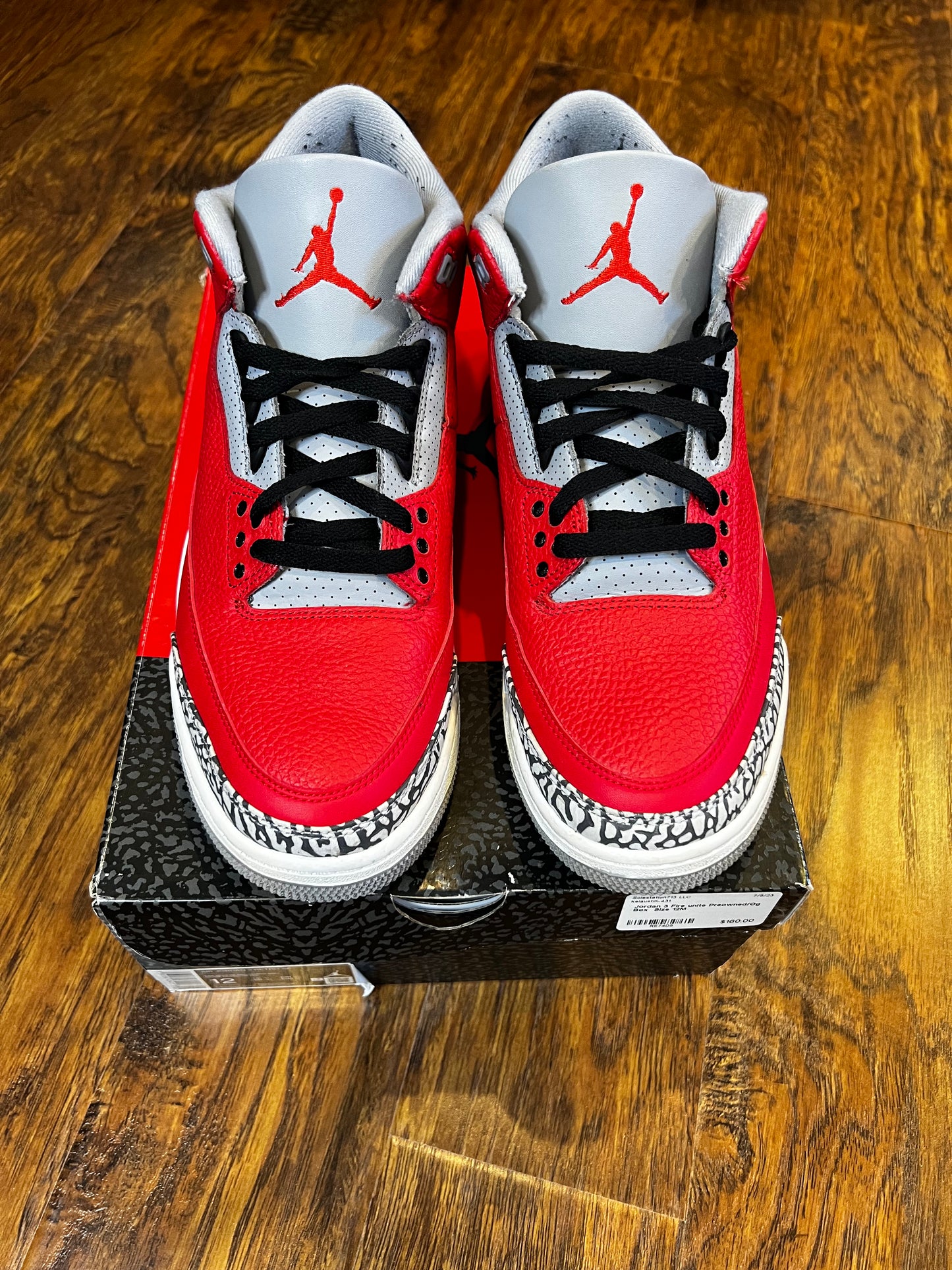 [PREOWNED SIZE 12] UNITE JORDAN 3