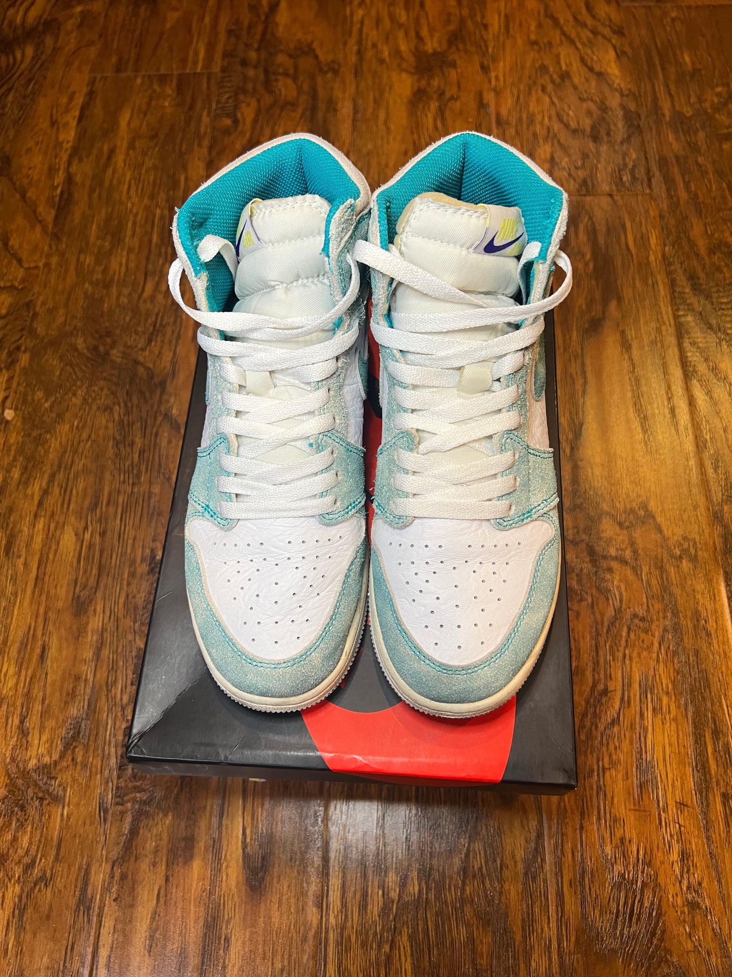 [PREOWNED SIZE 6Y] TURBO GREEN JORDAN 1