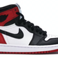 [PREOWNED SIZE 6W] SATIN BLACKTOE JORDAN 1