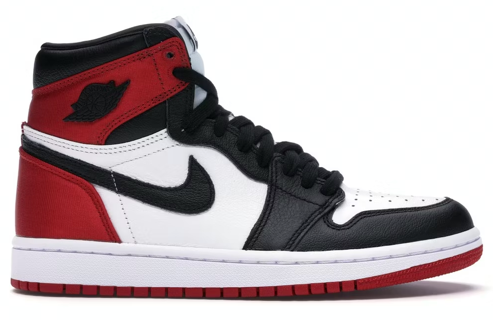 [PREOWNED SIZE 6W] SATIN BLACKTOE JORDAN 1